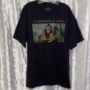 Disney Lion King “I’m Surrounded by Idiots” Scar Shirt Men’s Size XL 🔥 C1